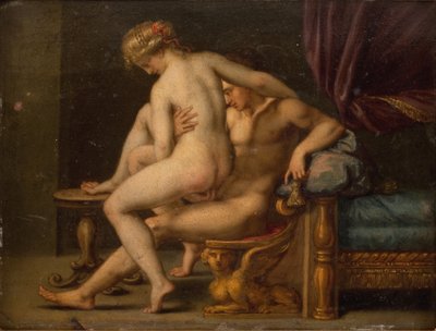 男女裸体 作者 Agostino Carracci