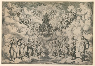 领域的和谐 作者 阿戈斯蒂诺·卡拉奇（Agostino Carracci）
