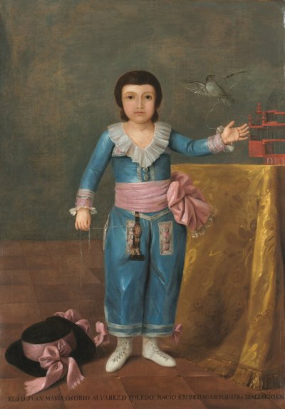 胡安·玛丽亚·奥索里奥的肖像c。 1786。 作者 阿古斯丁·埃斯特夫·马克斯