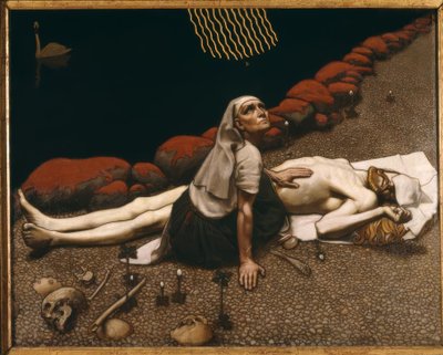A.Gallen-Kallela，Mutter des Lemminkain。 作者 阿克塞利·加伦·卡莱拉