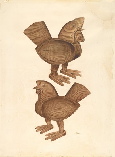 公鸡和母鸡 作者 咖喱饭
