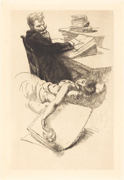 克莱蒙梭事件》的封面插图 作者 Albert Besnard