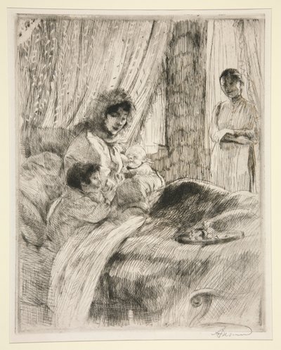 Le Djeuner (ou Maternit heureuse) [午餐，或快乐孕产] [午餐，或快乐孕产]。 作者 阿尔伯特·贝斯纳德