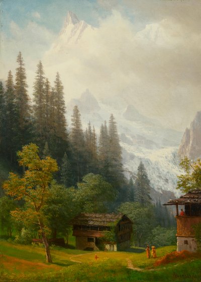 高山风景 作者 阿尔伯特·比尔施塔特