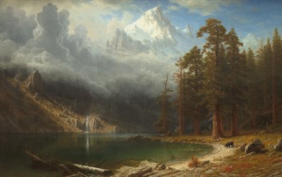 柯克伦山，约1876年-77年（布面油画） 作者 阿尔伯特·比尔施塔特