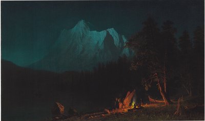 月光下的山地景观 作者 阿尔伯特·比尔施塔特