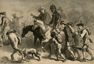 1877年，新英格兰起义军起义。 作者 阿尔伯特·鲍贝特
