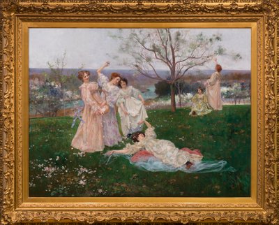 春天的花朵，c.1897 作者 阿尔伯特·埃米尔·阿蒂格