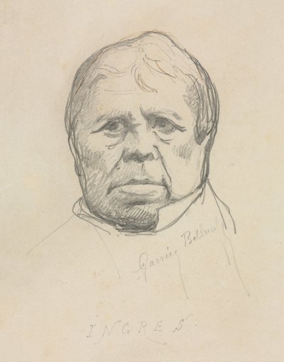 安格尔肖像 作者 Albert-Ernest Carrier-Belleuse