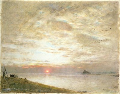 芒特湾，康沃尔郡 作者 Albert Goodwin
