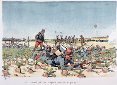 在敌人的火力下 - 阿尔伯特·纪尧姆（1873-1942）的“军事相册”，大约 1900 年 作者 阿尔伯特·纪尧姆