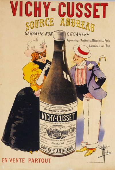 Vichy-Cusset - Source Andreau ，约1895年。 作者 阿尔伯特·纪尧姆