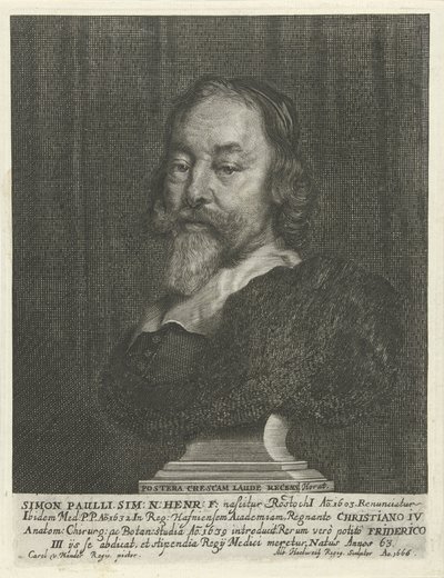 西蒙-保利半身像 作者 卡雷尔·范·曼德（Karel Van Mander）