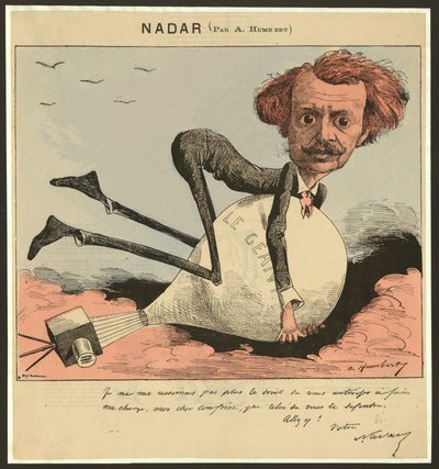 Nadar, pub.1863年（彩色平版印刷）。 作者 阿尔伯特·洪伯特