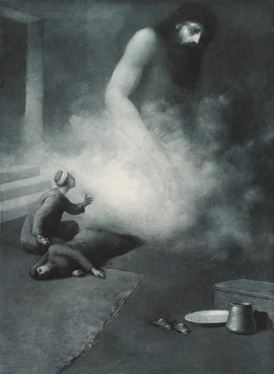 阿拉丁和精灵，1897年 作者 阿尔伯特·莱奇福德