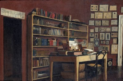 理查德·伯顿爵士研究的角落，1889年 作者 阿尔伯特·莱奇福德