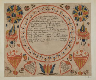 啪。德国的Fraktur 作者 阿尔伯特·莱沃内