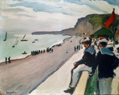 在费康海滩上 作者 阿尔伯特·马尔凯