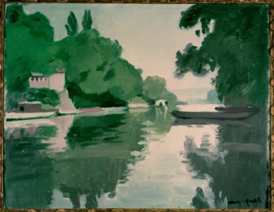Chenevières的风景 作者 阿尔伯特·马尔凯
