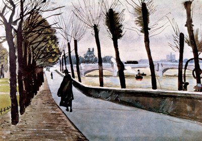 罗浮宫（Quai du Louvre），1906年夏天 作者 阿尔伯特·马尔凯