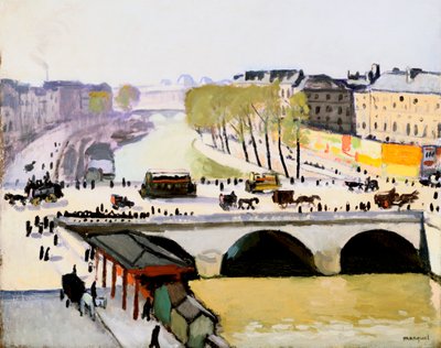 圣迈克尔大桥，1910年 作者 阿尔伯特·马尔凯