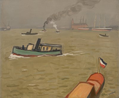 汉堡韦德特。 1909年 作者 阿尔伯特·马尔凯