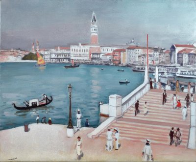 Venedig，圣马克盆地-宝石。诉A.Marquet 作者 阿尔伯特·马尔凯