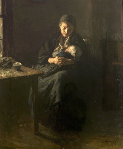 母爱（悲伤），c.1857 作者 阿尔伯特·纽韦斯