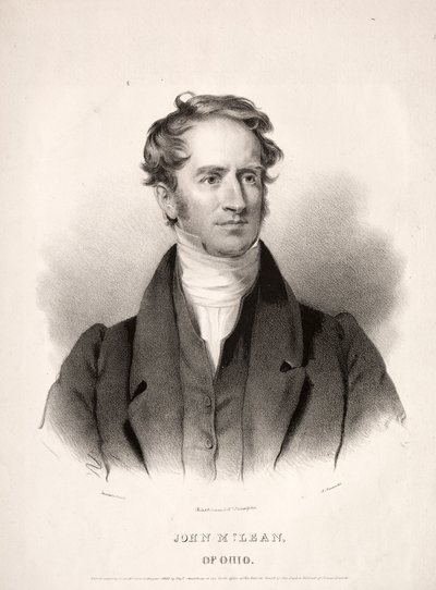 俄亥俄州的约翰·麦克莱恩（John McLean），1832年。 作者 阿尔伯特·纽萨姆