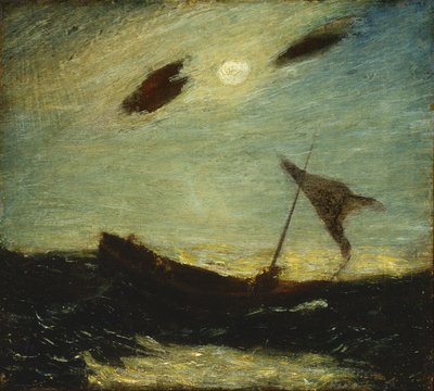 月光，1887年。 作者 阿尔伯特·平克汉姆·赖德