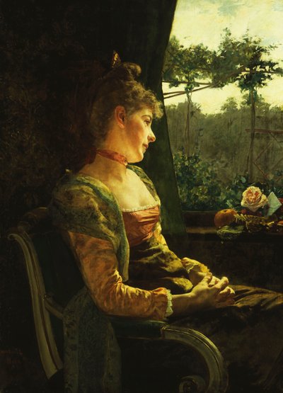 白日梦，1891年 作者 阿尔伯特·拉德尼兹