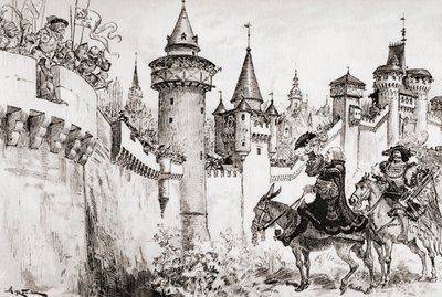 La Harangue Faite Par Ulric Gallet Picrochole 或 Ulric Gallet 向 Picrochole 发表的长篇大论。 作者 阿尔伯特·罗比达