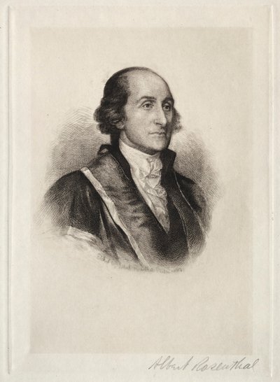 约翰·杰伊（John Jay），1887年。 作者 阿尔伯特·罗森塔尔