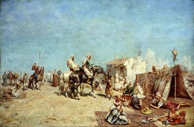 阿拉伯营地 作者 阿尔贝托·帕西尼（Alberto Pasini）
