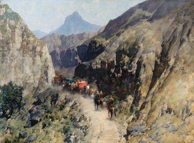波斯的大篷车 作者 阿尔贝托·帕西尼（Alberto Pasini）