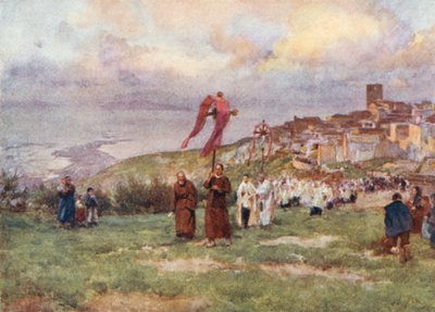 游行，Monte San Giuliano 作者 阿尔贝托·比萨