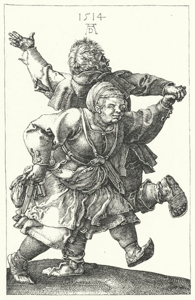 农民夫妇跳舞 作者 Albrecht（之后）Durer或Duerer