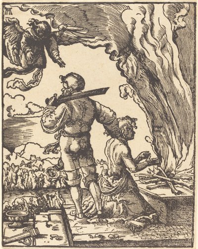 亚伯拉罕的献身 作者 阿尔布雷希特·阿尔特多夫（Albrecht Altdorfer）