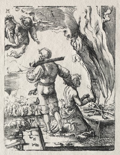 亚伯拉罕的牺牲 作者 阿尔布雷希特·阿尔特多夫（Albrecht Altdorfer）