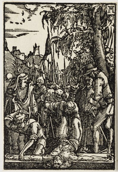 被钉在十字架上的基督，约1513年。 作者 阿尔布雷希特·阿尔特多夫（Albrecht Altdorfer）
