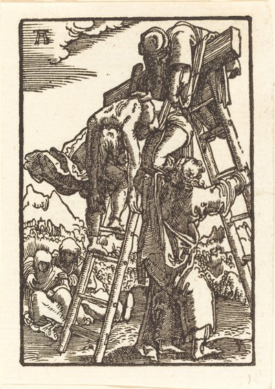 基督被从十字架上取下 作者 阿尔布雷希特·阿尔特多夫（Albrecht Altdorfer）