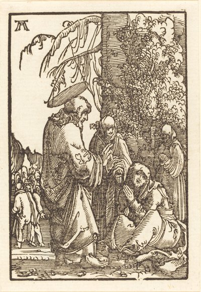 基督在受难前向马利亚告别 作者 阿尔布雷希特·阿尔特多夫（Albrecht Altdorfer）