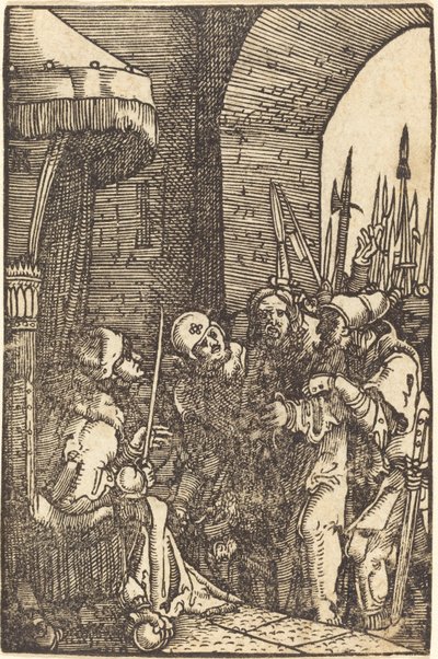 基督在希律王面前 作者 阿尔布雷希特·阿尔特多夫（Albrecht Altdorfer）