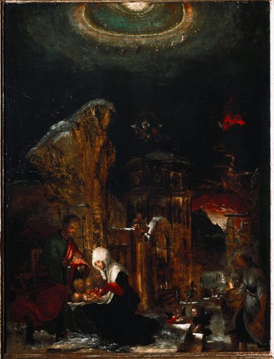 耶稣诞生（绘画 作者 阿尔布雷希特·阿尔特多夫（Albrecht Altdorfer）