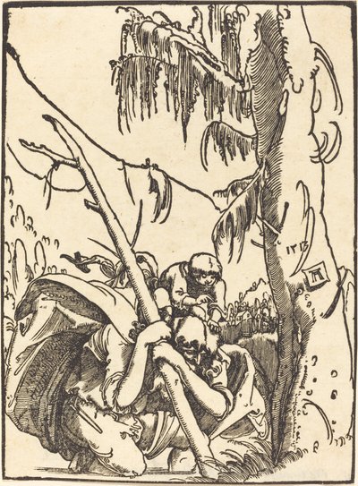 圣克里斯托弗 作者 阿尔布雷希特·阿尔特多夫（Albrecht Altdorfer）
