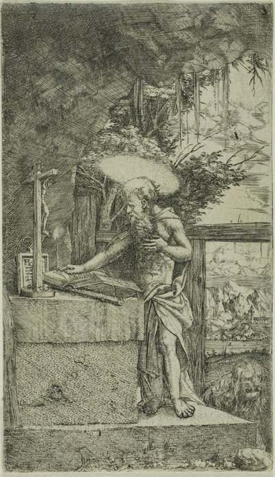 圣杰罗姆雷丁 作者 阿尔布雷希特·阿尔特多夫（Albrecht Altdorfer）