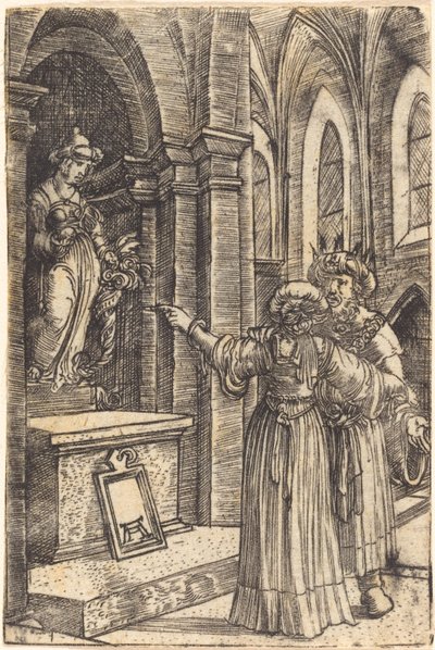所罗门向偶像祈祷 作者 阿尔布雷希特·阿尔特多夫（Albrecht Altdorfer）