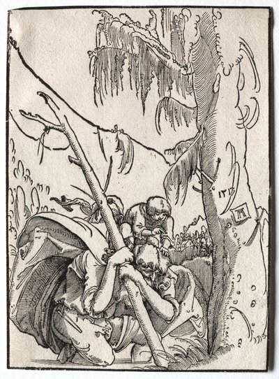圣克里斯托弗，1513年。 作者 阿尔布雷希特·阿尔特多夫（Albrecht Altdorfer）