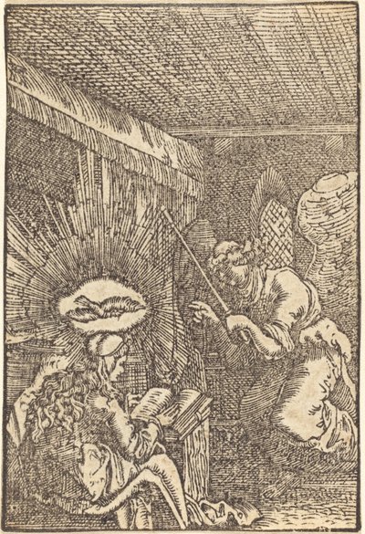 圣母领报 作者 阿尔布雷希特·阿尔特多夫（Albrecht Altdorfer）