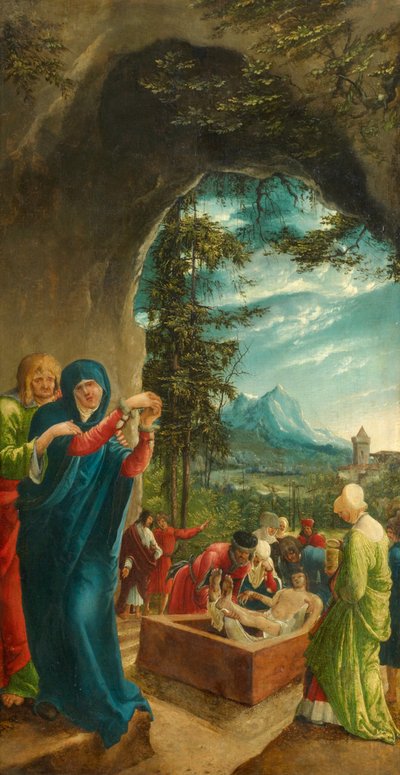 基督的埋葬，1518年 作者 阿尔布雷希特·阿尔特多夫（Albrecht Altdorfer）